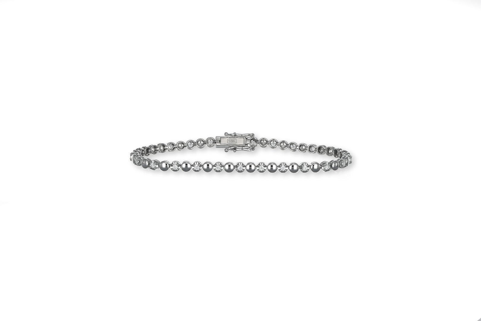 SAL Daily Bracelet 18K White Gold/Lab-Grown