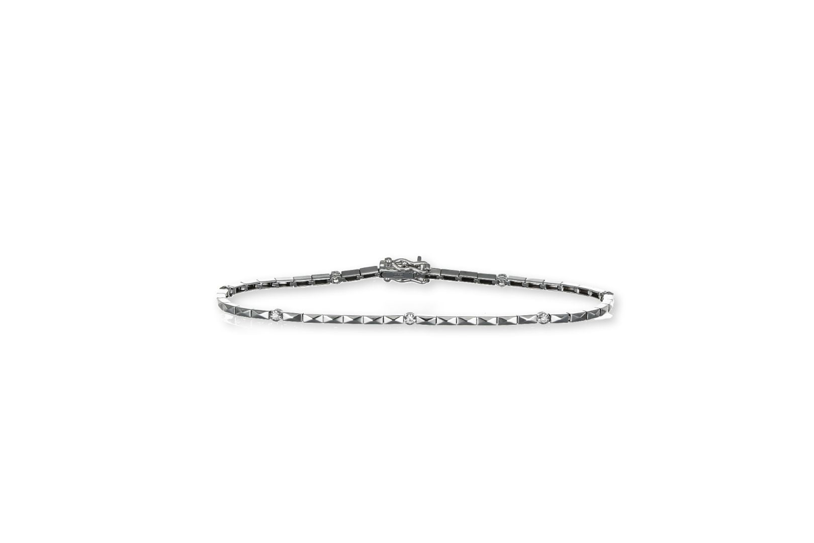 SAL Daily Bracelet 18K White Gold/Lab-Grown