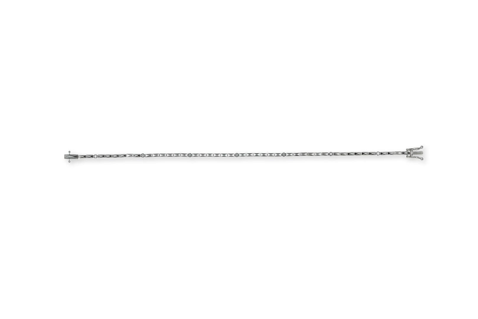 SAL Daily Bracelet 18K White Gold/Lab-Grown