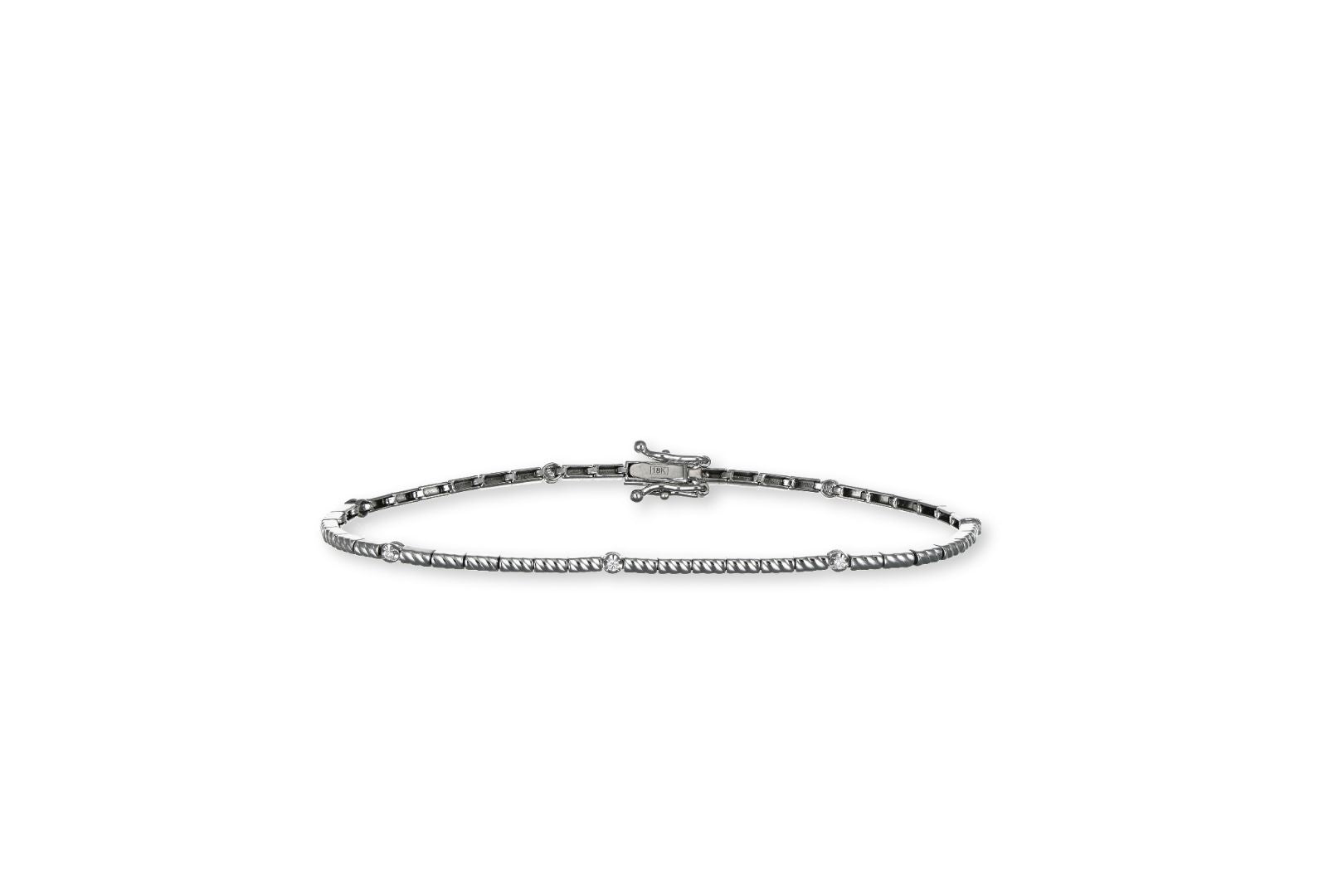 SAL Daily Bracelet 18K White Gold/Lab-Grown
