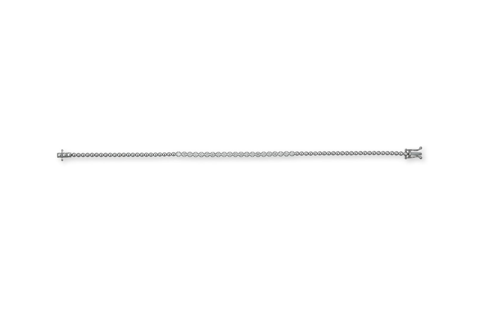 SAL Daily Bracelet 18K White Gold/Lab-Grown