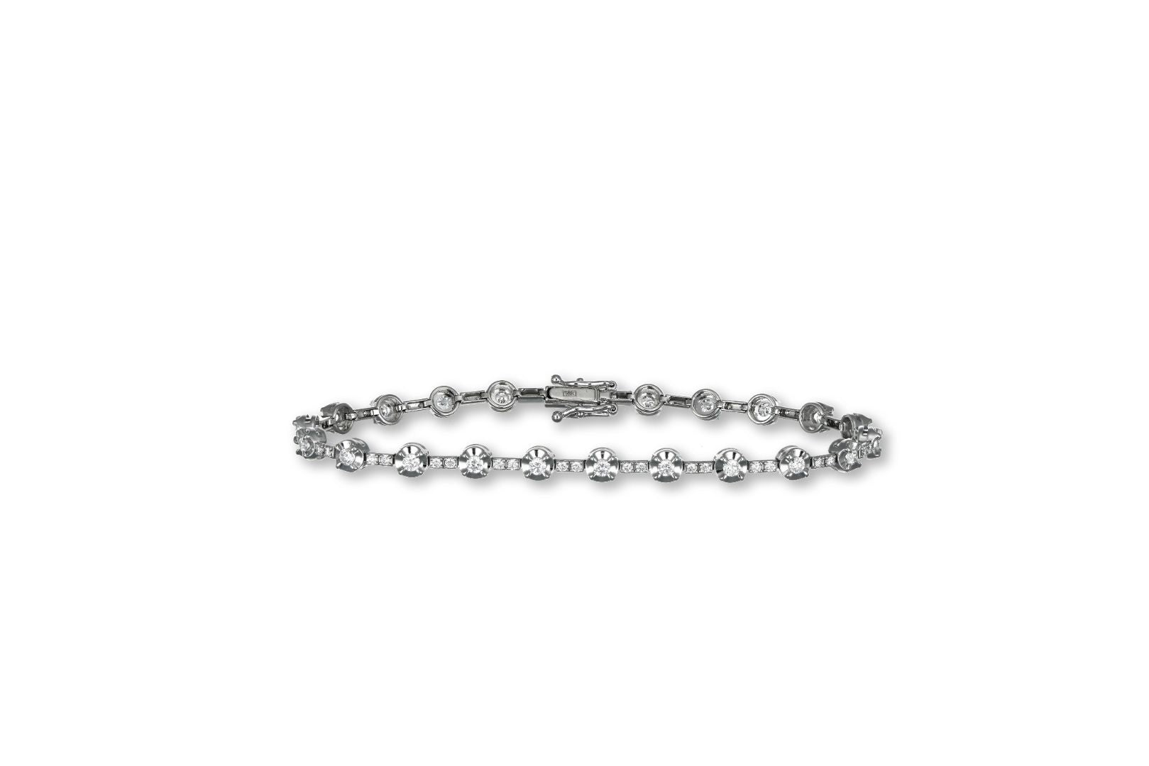 SAL Daily Bracelet 18K White Gold/Lab-Grown