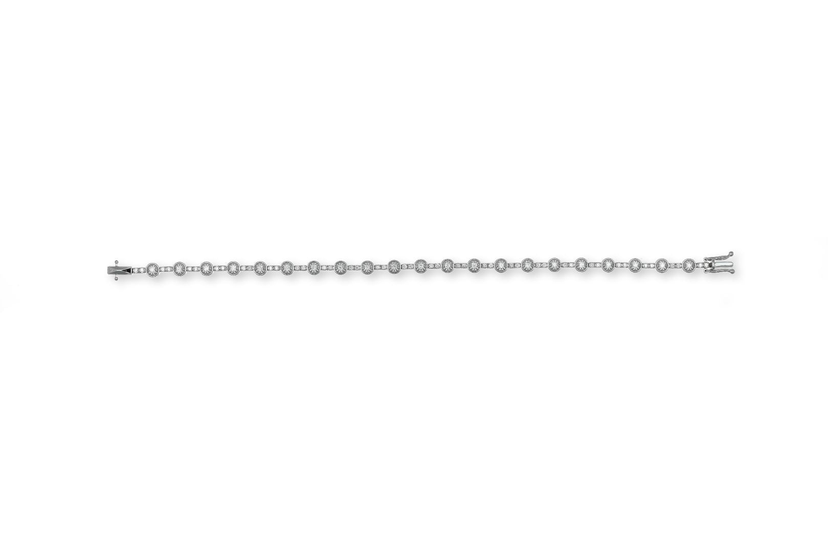SAL Daily Bracelet 18K White Gold/Lab Grown