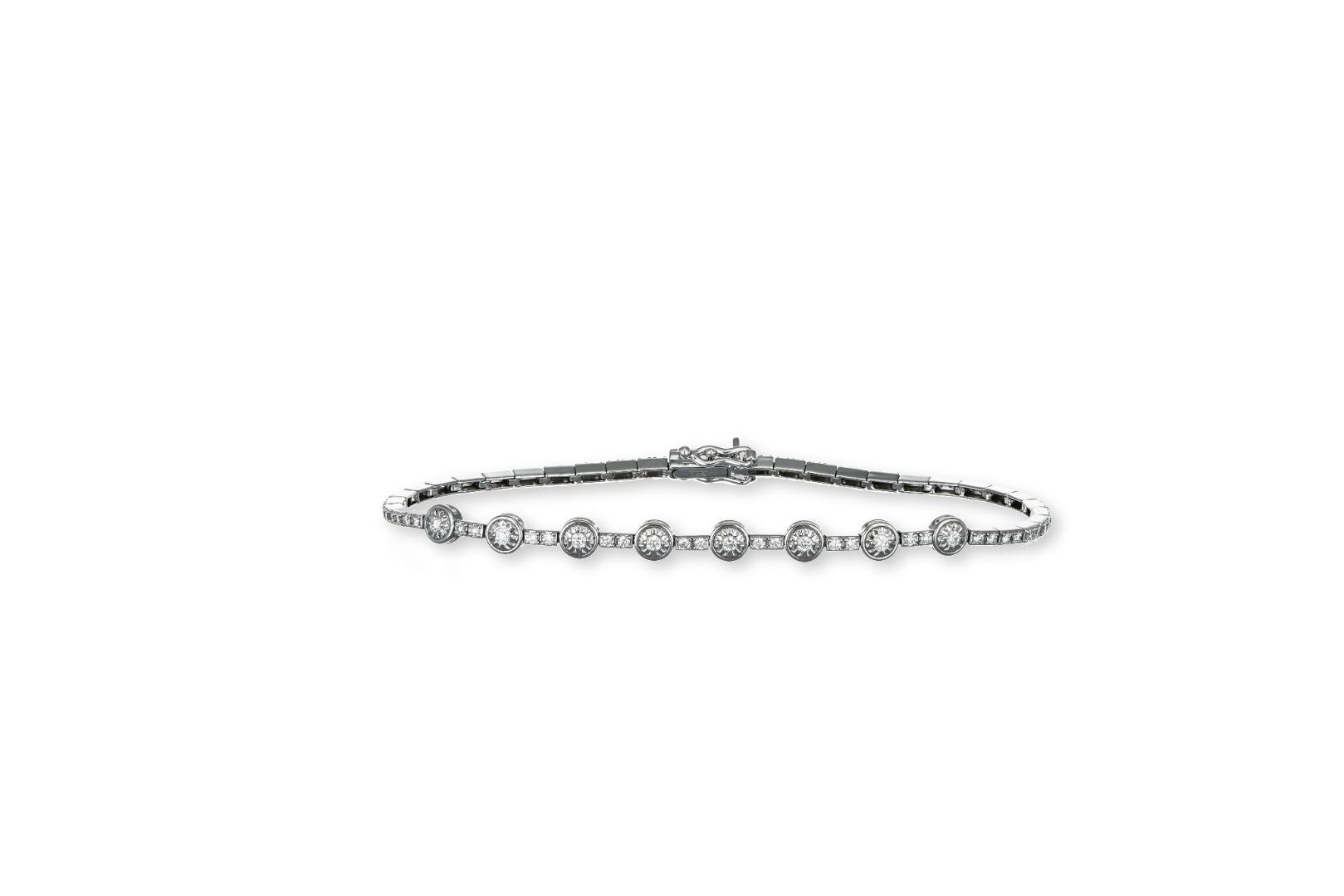 SAL Daily Bracelet 18K White Gold/Lab-Grown