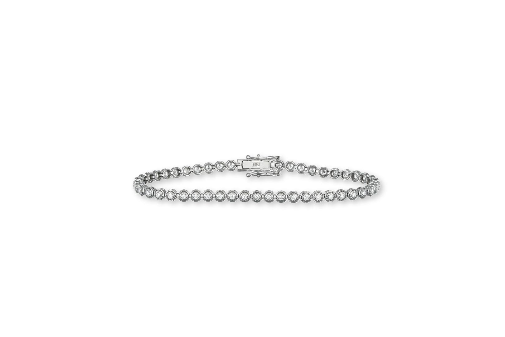 SAL Daily Bracelet 18K White Gold/Lab-Grown