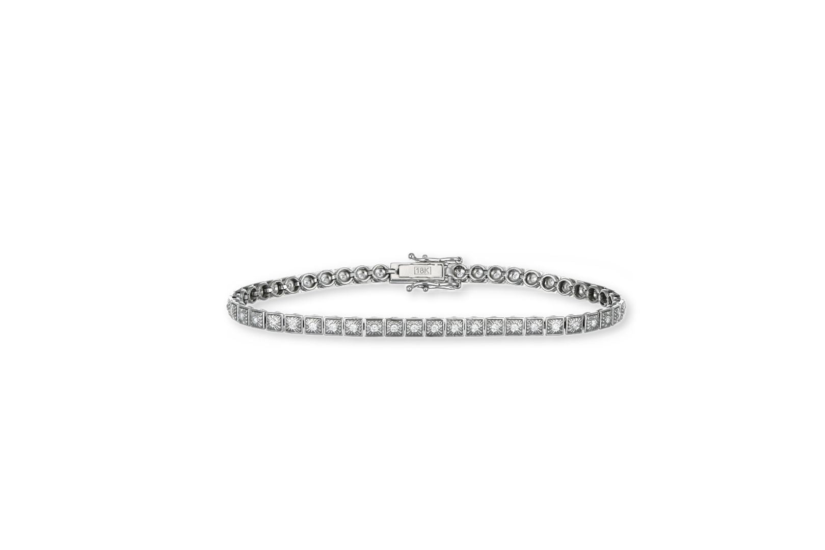 SAL Daily Bracelet 18K White Gold/Lab-Grown Diamond