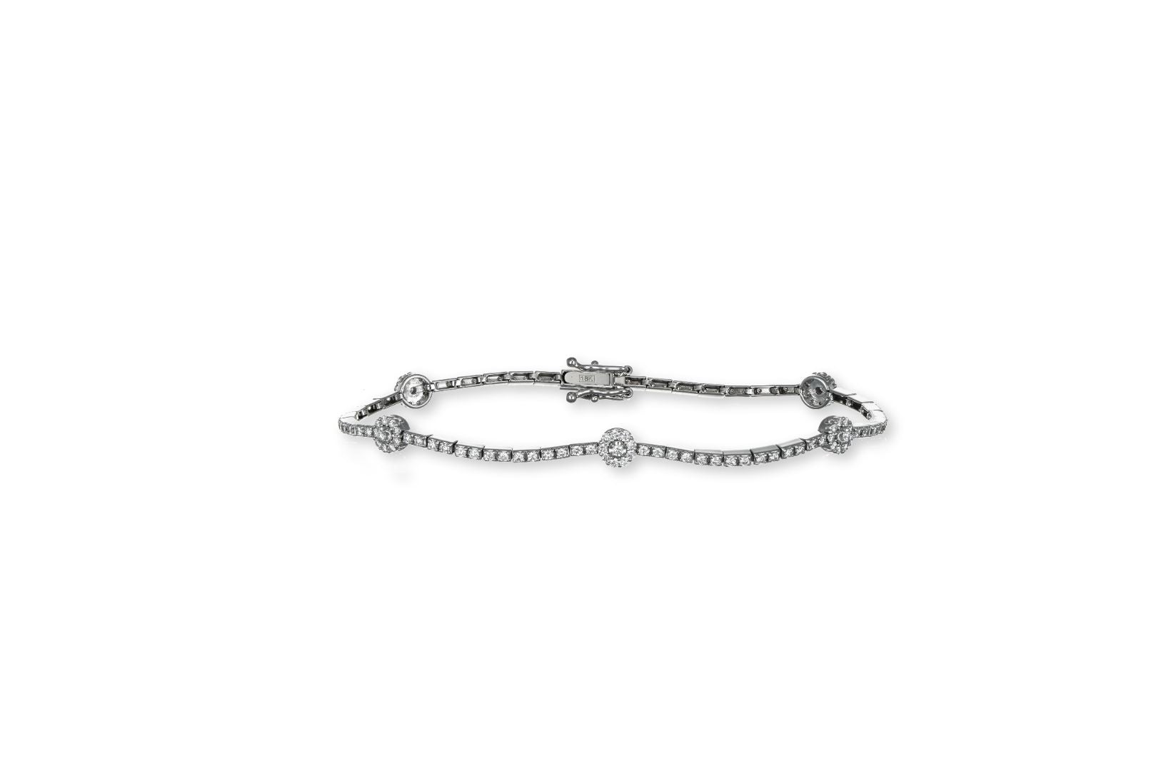 SAL Daily Bracelet 18K White Gold/Lab-Grown