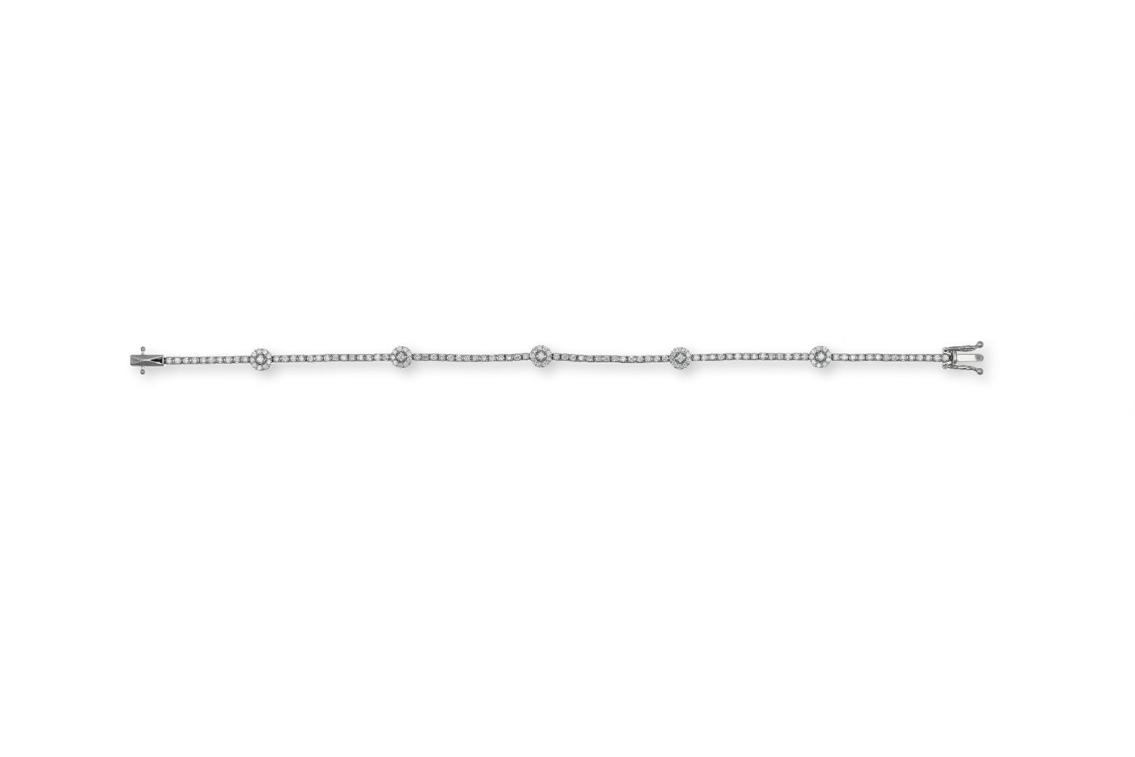 SAL Daily Bracelet 18K White Gold/Lab-Grown
