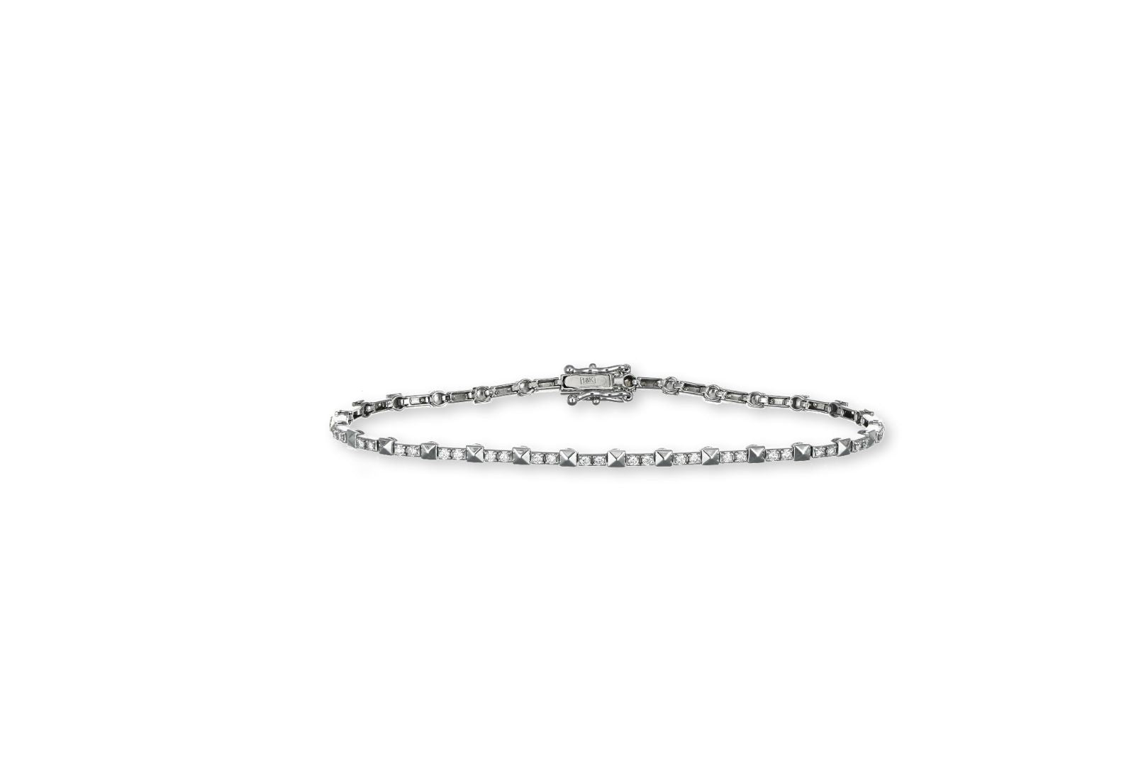 SAL Daily Bracelet 18K White Gold/Lab-Grown