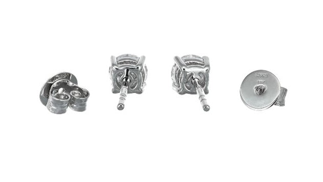 1.50ct (0.75ct Each) Lab-Grown Stud Earrings