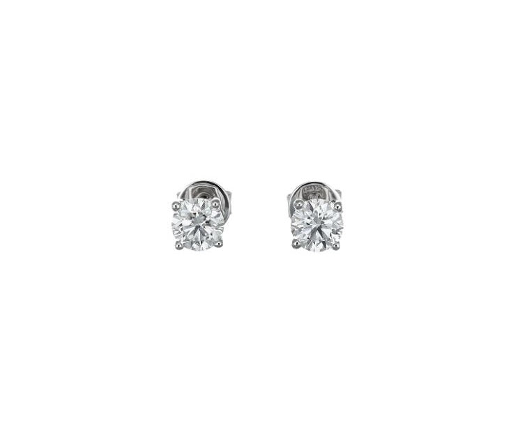 1.00ct (0.50ct Each) Lab-Grown Stud Earrings