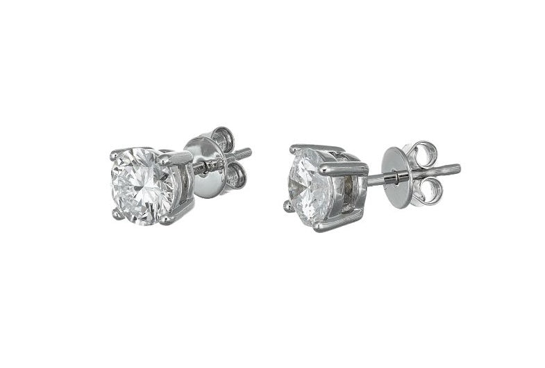 2.02ct (1.01ct Each) Lab-Grown Stud Earrings
